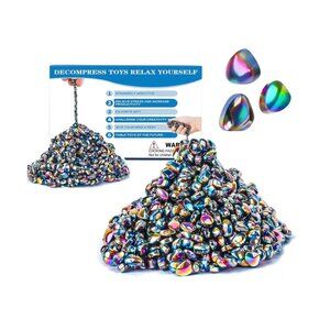 Set of 2 Cycllty Magnetic Stress Relief Decompression Toy Set - Metal Ferrite Pu